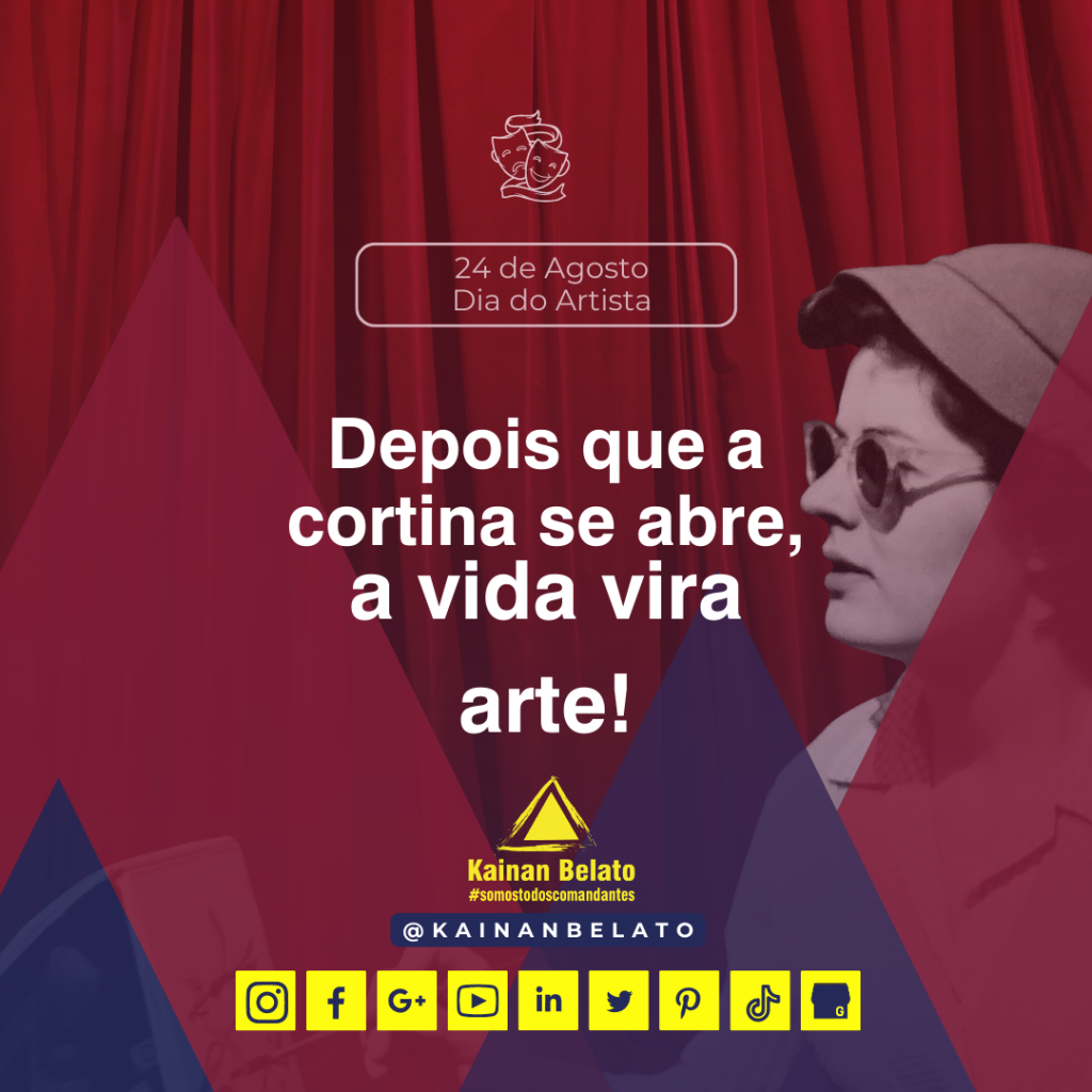 uma singela homenagem em nome dos artistas para todos os artistas. posts em comemoração ao dia dos artistas