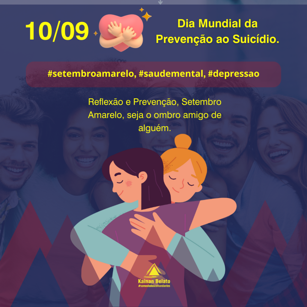 10 de setembro, o dia da prevenção ao suicídio.